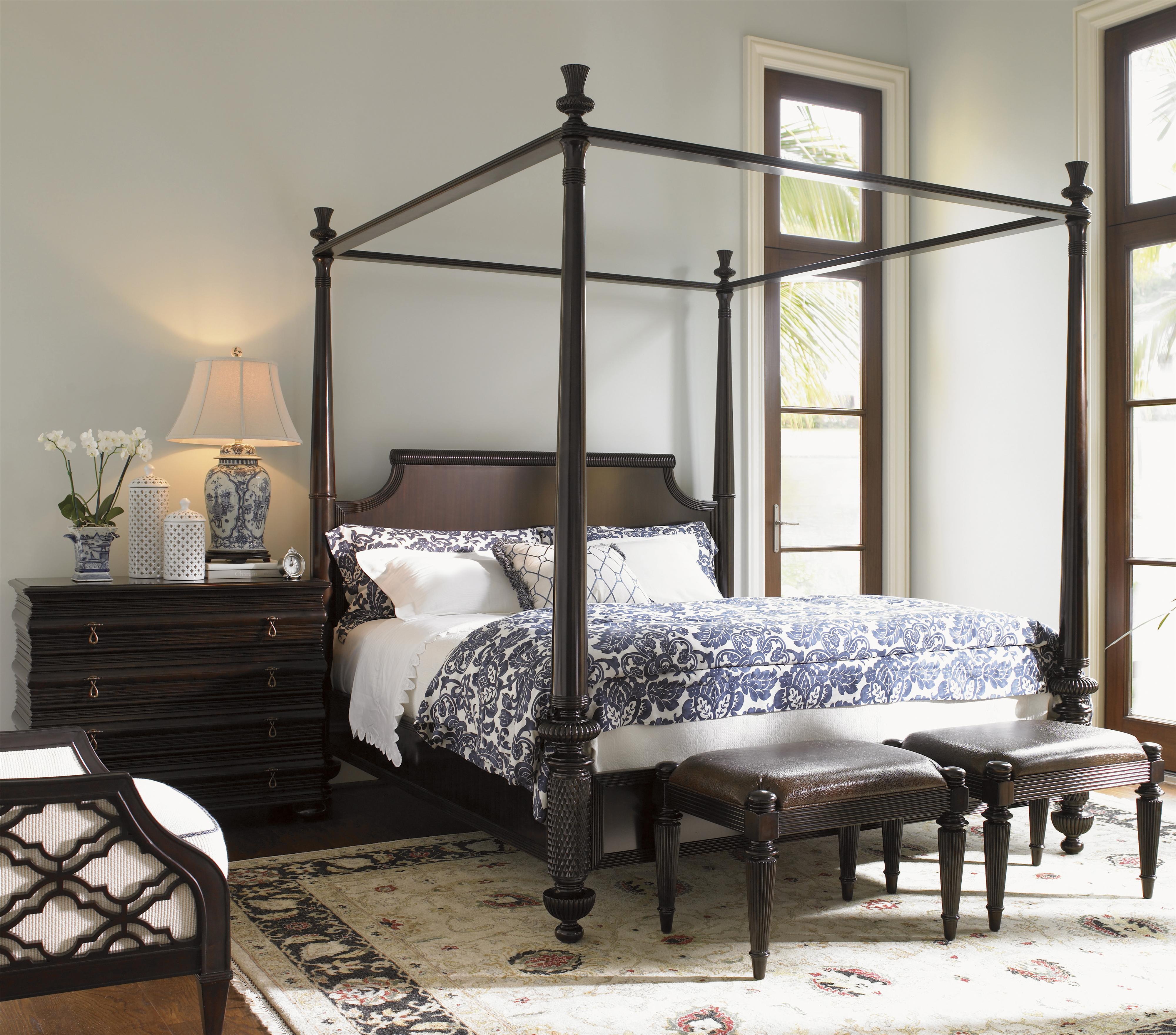 Tommy bahama deals four poster bed
